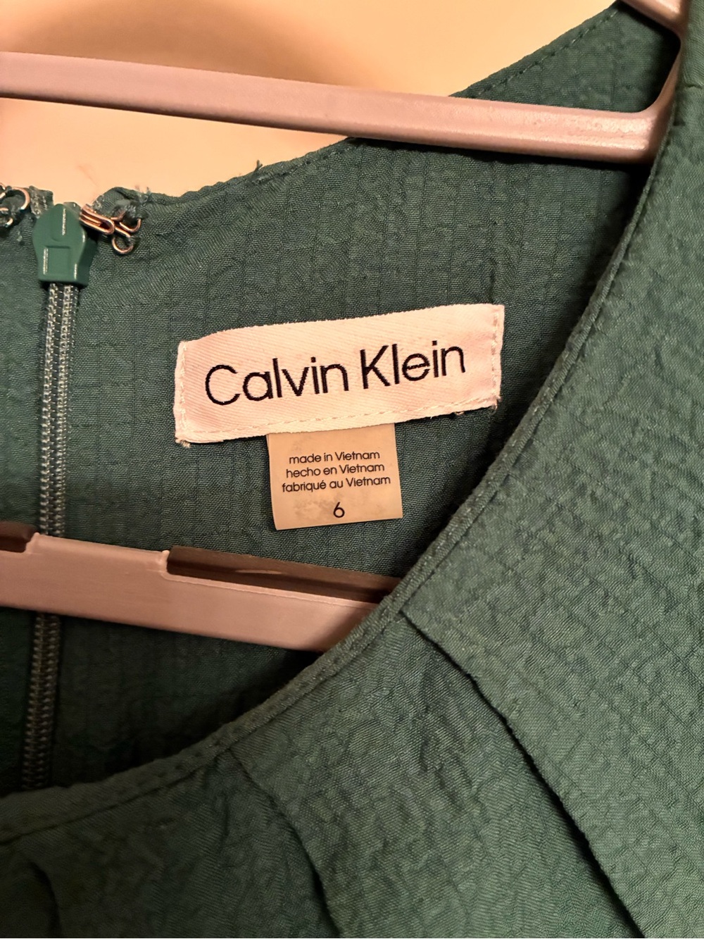 Calvin Klein Emerald Green Sleeveless Pleated Jumpsuit - Picture 6 of 9